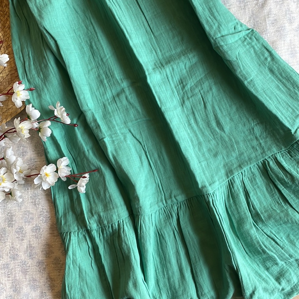 Cotton long dress from GAP with tie knots - Picture 7 of 7